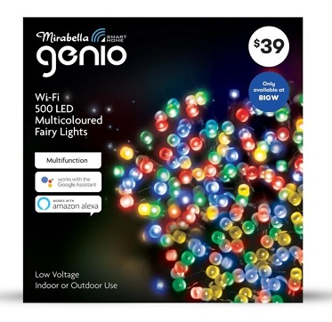 Mirabella Genio Wi-Fi 500 LED Mulitcoloured Fairy Lights